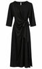 Say INA Copenhagen Kjole - Alina Tie - Black
