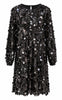 Say INA Copenhagen Kjole - Ava Sequin - Black Sequin