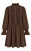 Say INA Copenhagen Kjole - Marlon - Dark Brown