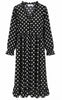 Say INA Copenhagen Kjole - Catja - Black W. White Dots