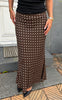 Say INA Copenhagen Nederdel - Juliane - Brown w. White Dots