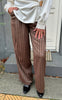Say INA Copenhagen Bukser - Leonie - Dark Brown Striped