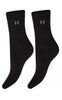 Hype The Detail Strømper - Tennis Logo 2 Pack - Black
