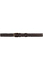 Depeche Bælte - Jeans Braided - Chocolate/Brass