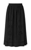 Say INA Copenhagen Nederdel - Johanna Embroidery - Black