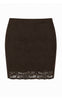 Say INA Copenhagen Nederdel - Linda Short - Dark Brown Lace
