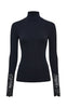 Tim & Simonsen Bluse - Maja Turtle Costina Lace - Nero