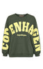 Marta Du Chateau Sweatshirt - Hibiscus - Military/Yellow