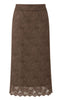 Say INA Copenhagen Nederdel - June - Dark Brown Lace