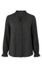 Say INA Copenhagen Bluse - Catja Button - Black Viscose