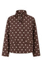 Say INA Copenhagen Jakke - Dea Dotted - Brown w. White Dots