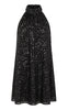 Say INA Copenhagen Kjole - Janessa Halterneck - Black Sequin