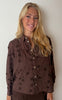 Continue Bluse - Minna - Brown