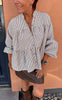 Say INA Copenhagen SKjorte - Channie - Brown / White Striped