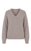 Say INA Copenhagen Strik - Riley V-Neck - Latte