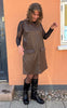 Say INA Copenhagen Kjole - Jessi Spencer - Dark Brown PU Leather