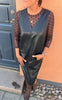 Say INA Copenhagen Kjole - Jessi Spencer - Black PU Leather