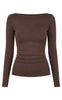Say INA Copenhagen Bluse - Opal - Brown