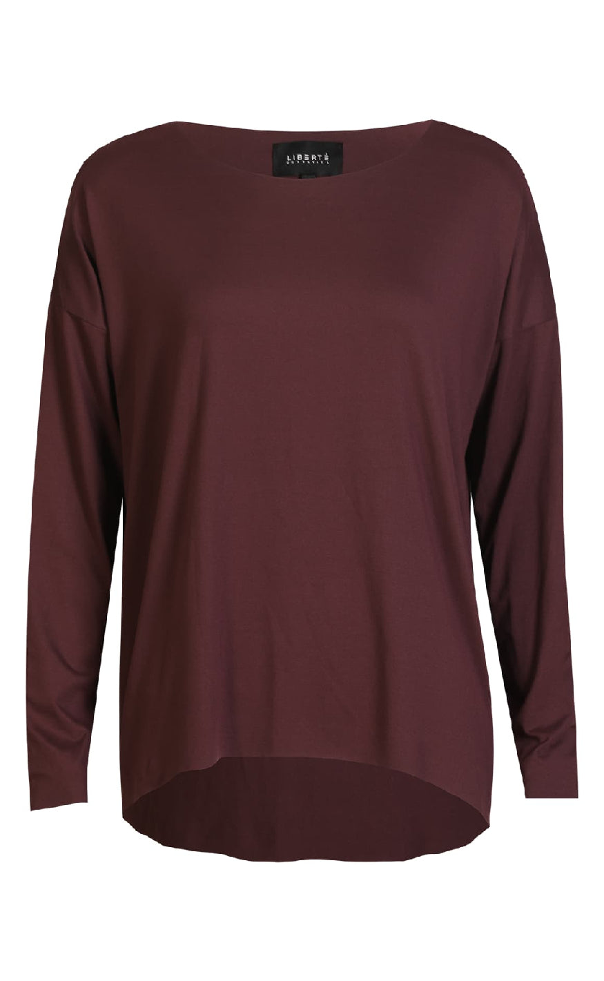 Liberte Bluse - Alma - Bordeaux