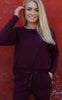 Liberte Bluse - Alma Fleece - Bordeaux