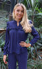Liberte Bluse - Anni Frill - Navy