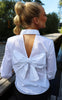 Liberte Bluse - Bobo Ls Bow - White