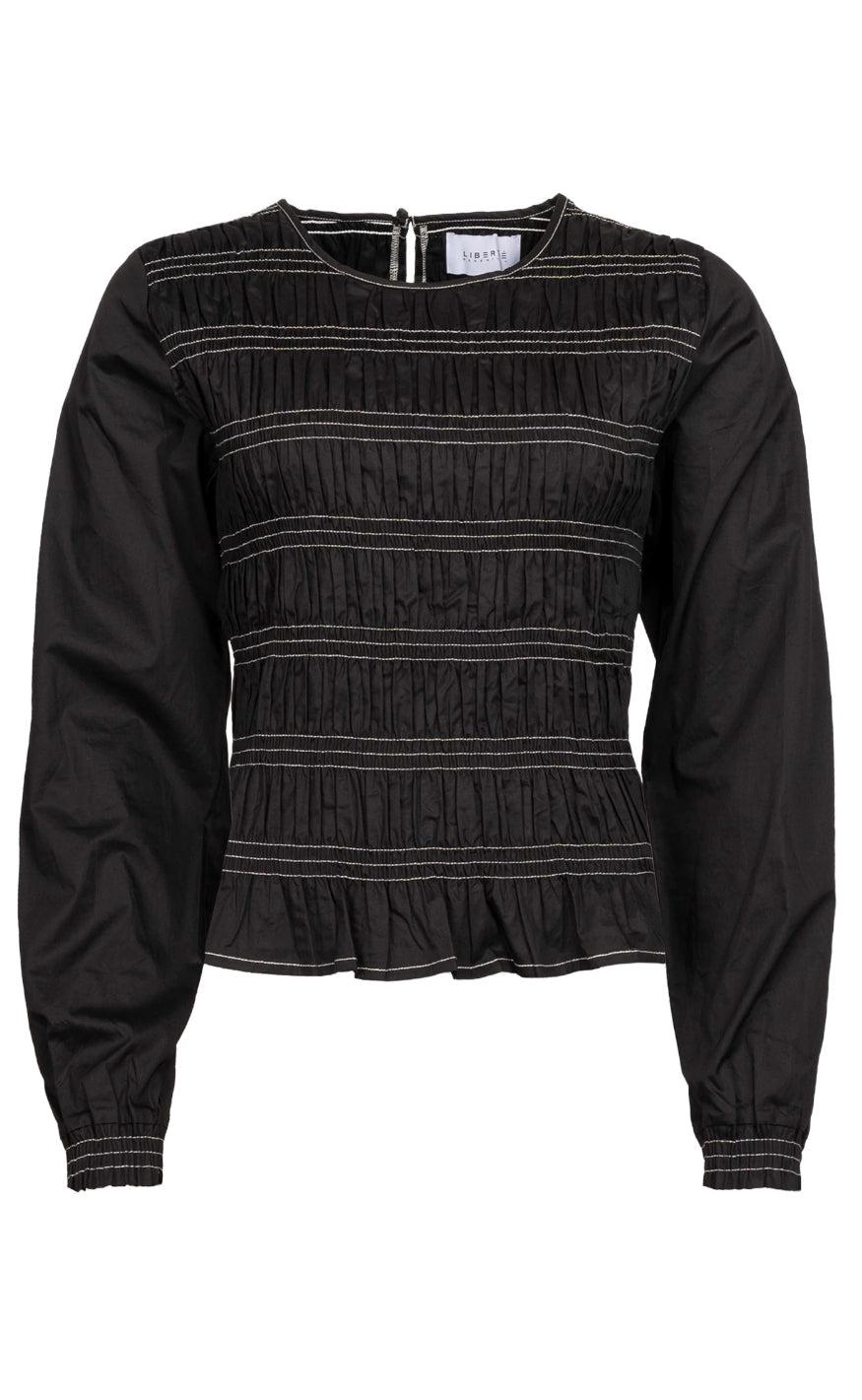 Liberte Bluse - Mero - Black