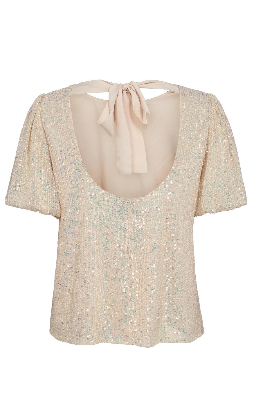 Liberte Bluse - Paige - Creme Sequins