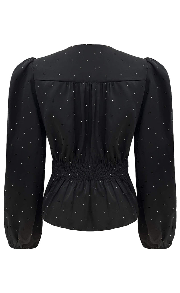 Liberte Bluse - Tiki Twist - Black Diamond