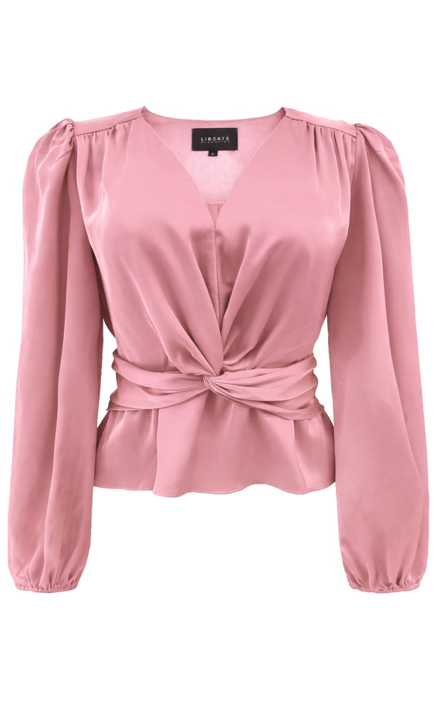 Liberté Bluse - Tiki Twist - Rose