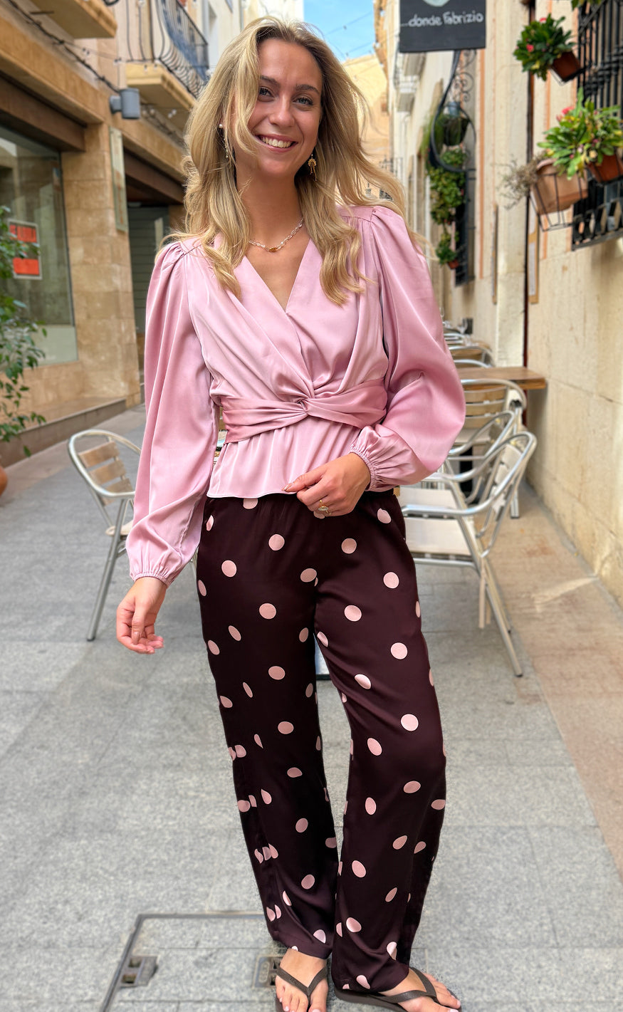 Liberté Bluse - Tiki Twist - Rose