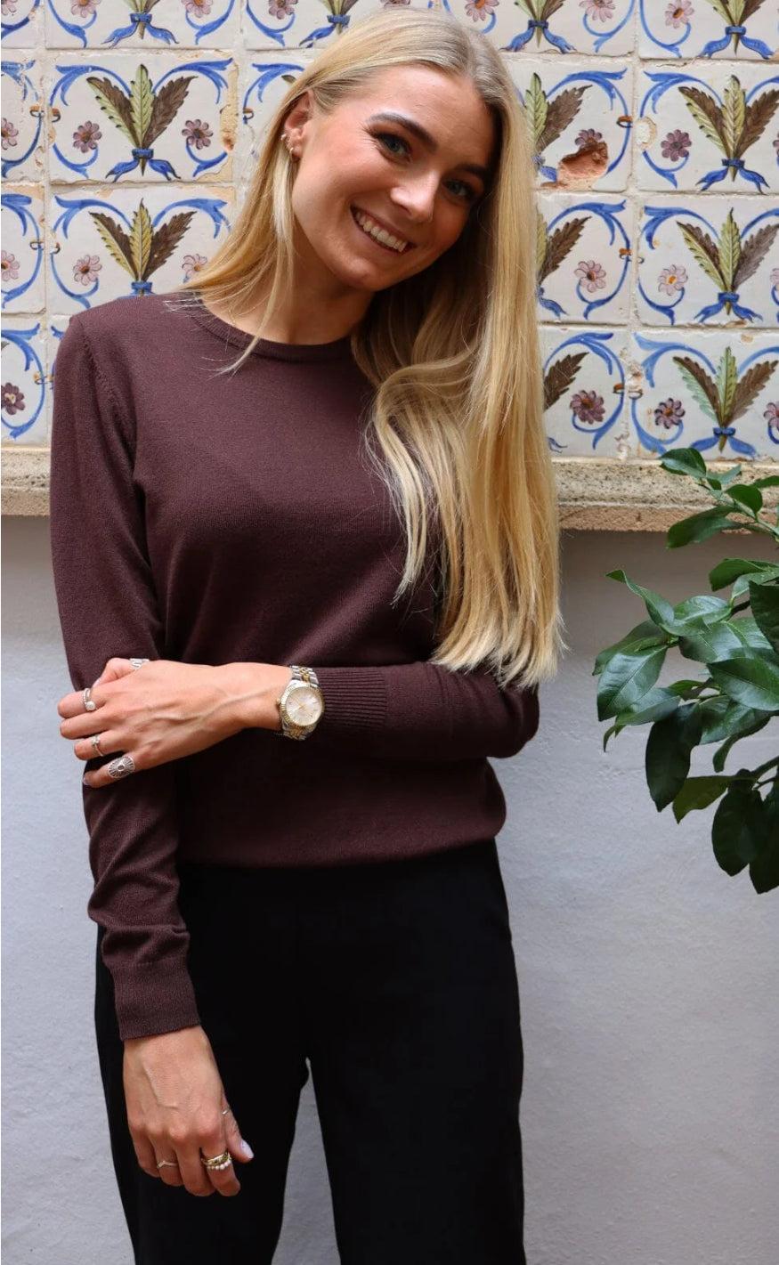 Liberte Bluse - Vivi - Brown
