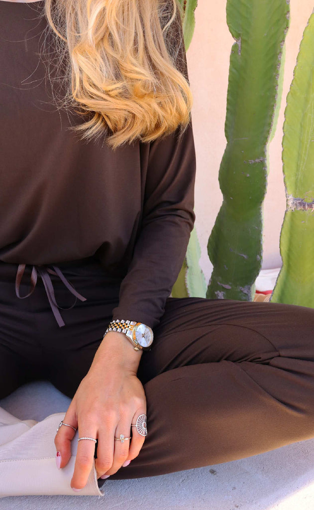 Liberte Bukser - Alma - Mocca