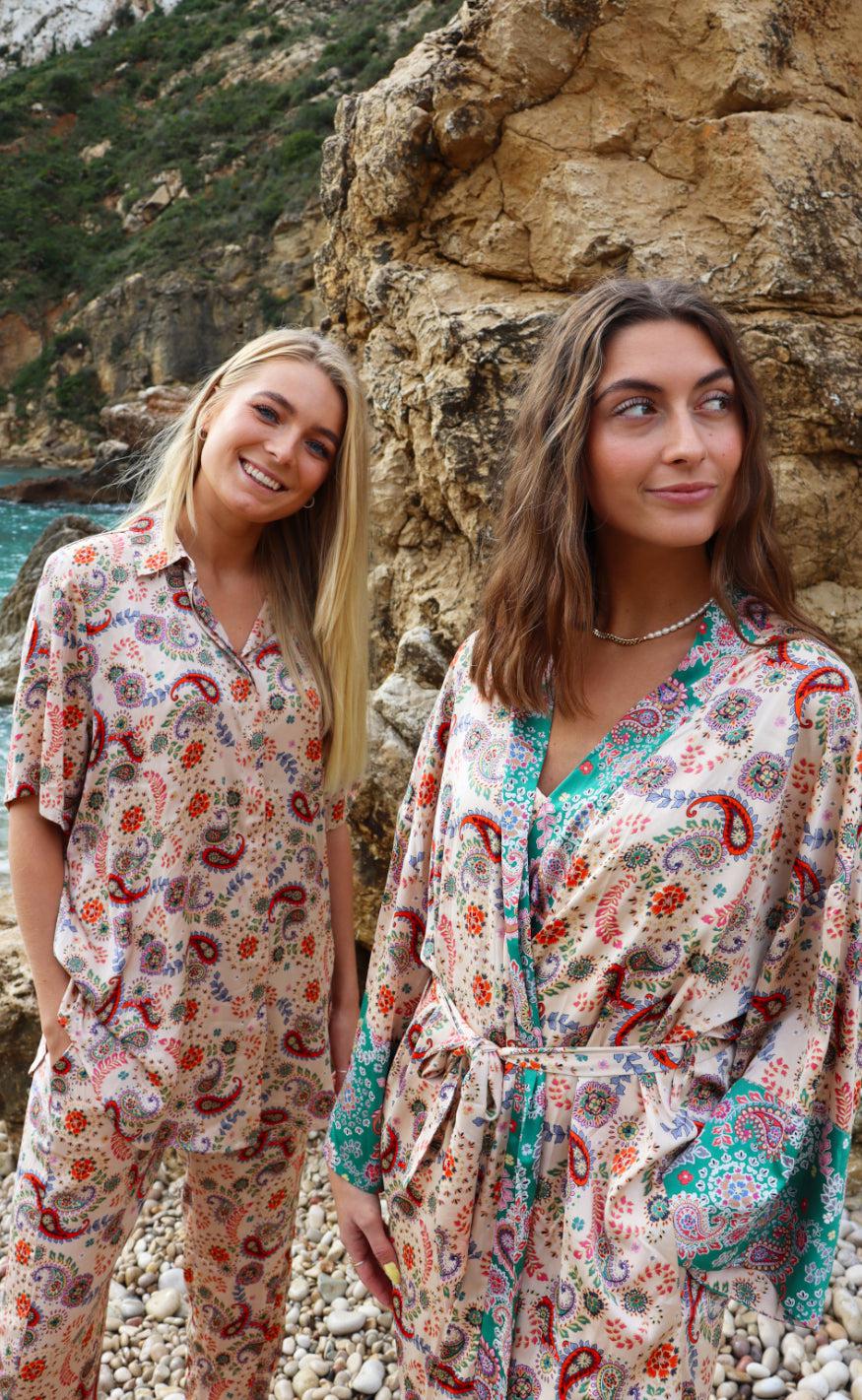 Liberte Bukser - My - Sand Paisley