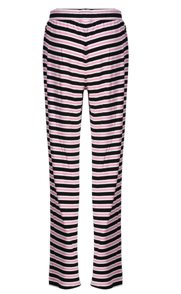 Liberte Bukser - Natalia - Black Bubblegum/White Stripe