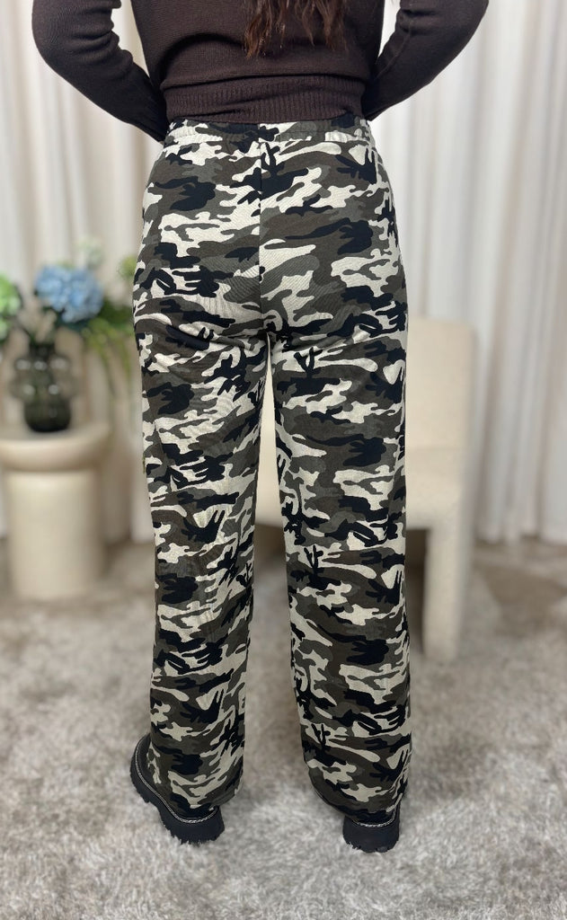 Liberte Bukser - Sue Wide - Camo