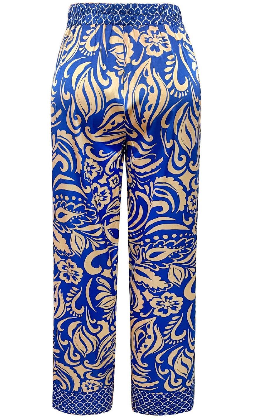 Liberte Bukser - Tia - Cobolt Blue Mix