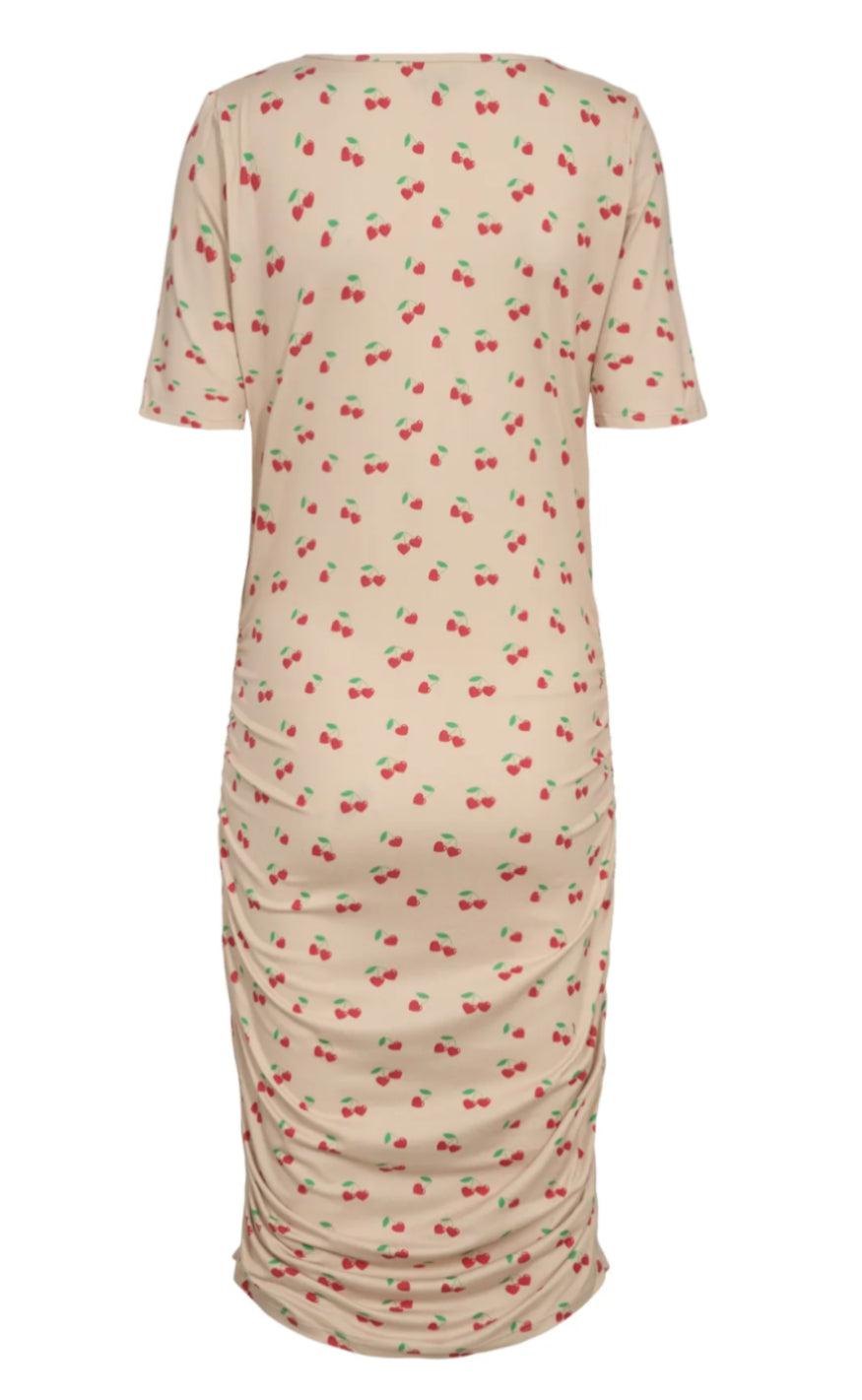 Liberte Kjole - Alma - Sand Heart Cherry