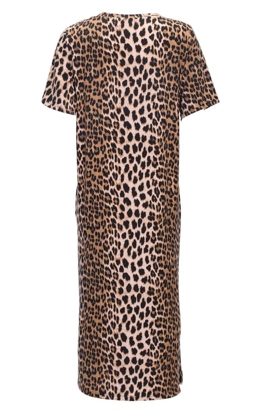 Liberte Kjole - Alma T-Shirt - Lux Leo