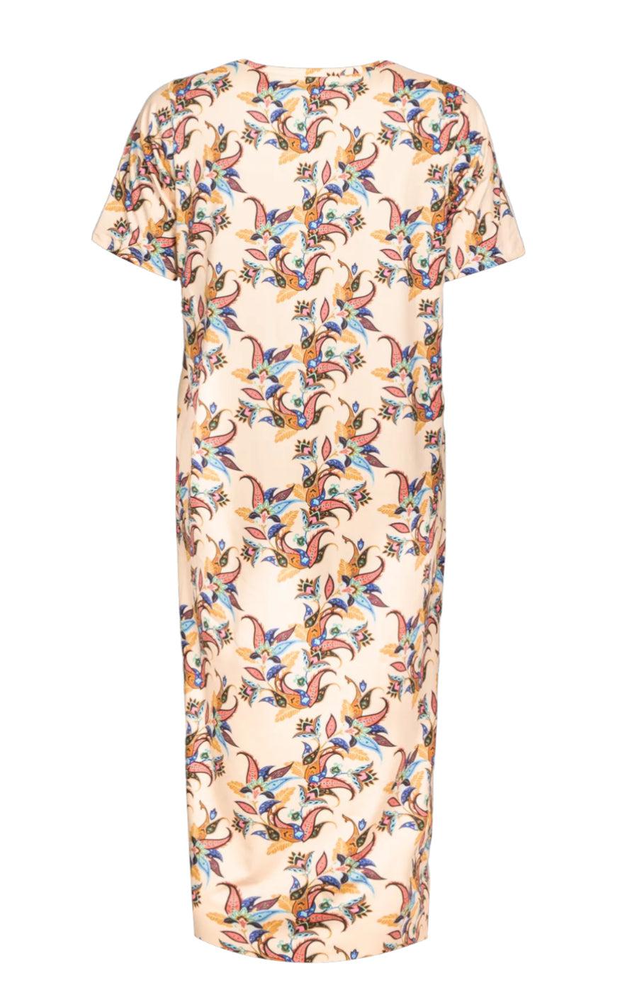 Liberte Kjole - Alma - Vanilla MultiColour Paisley