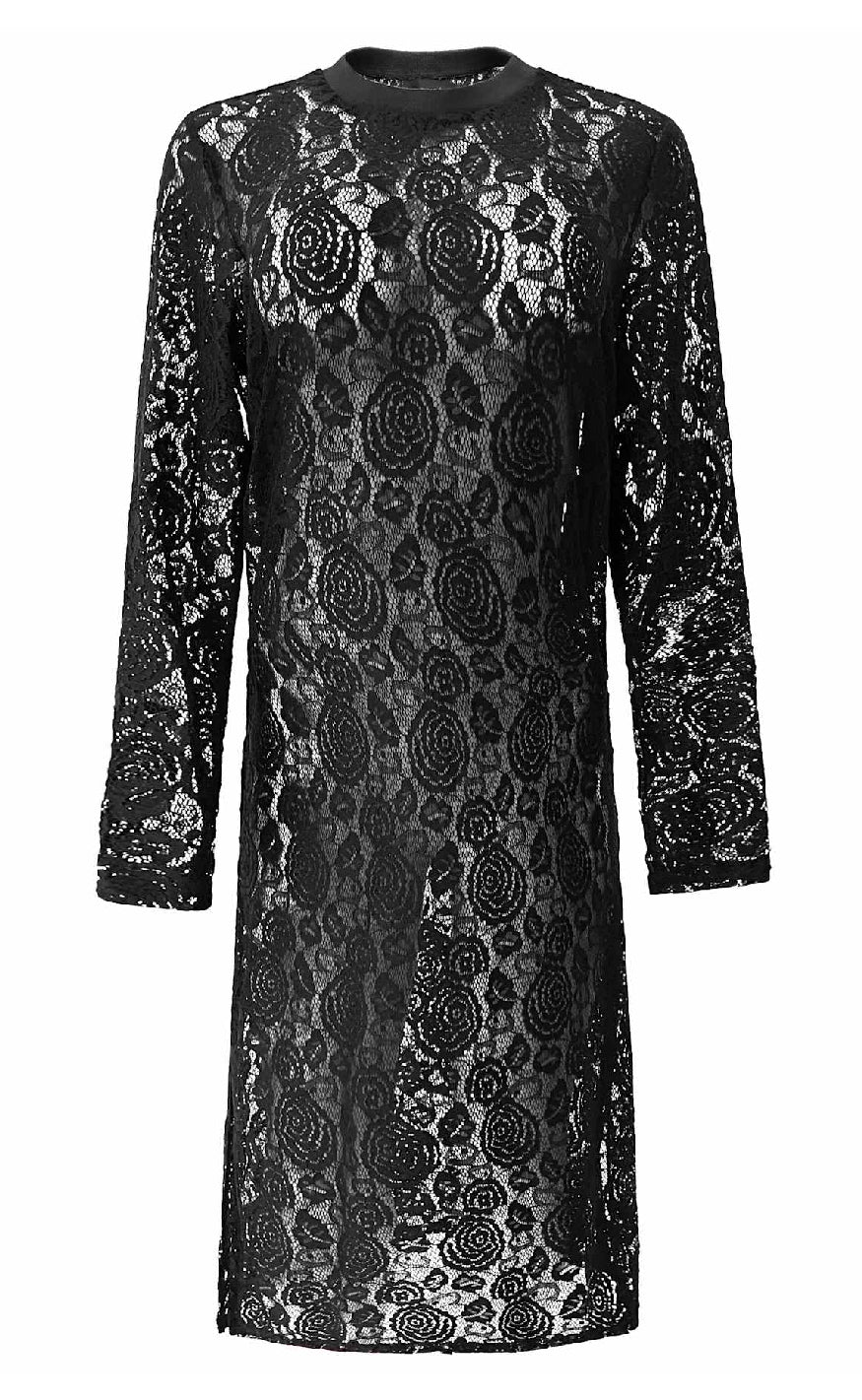 Liberte Kjole - Lacy - Black Lace