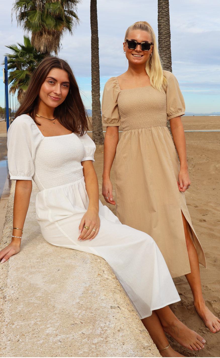 Liberte Kjole - Line - Sand