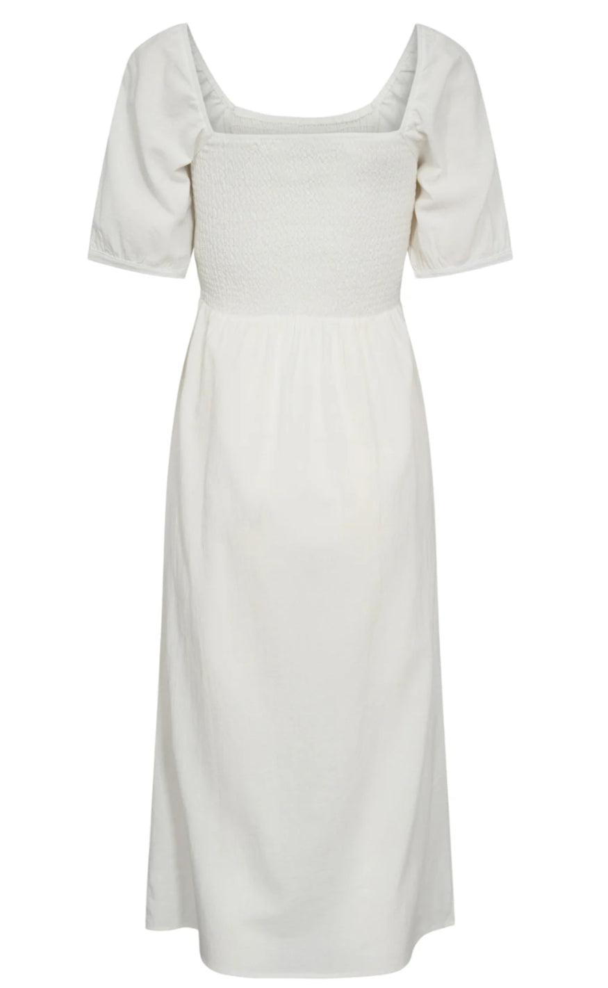 Liberte Kjole - Line - White