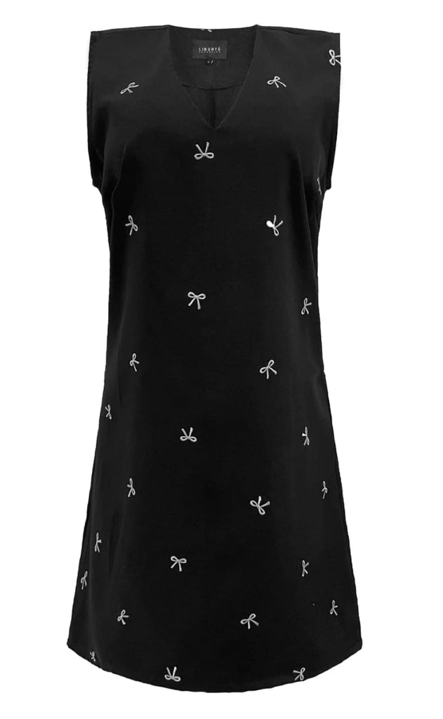 Liberte Kjole - Spir - Black Small Bows