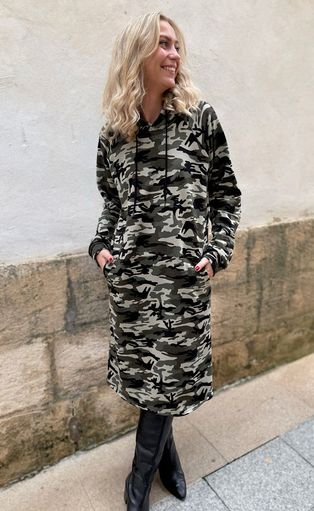 Liberte Kjole - Sue Long - Camo