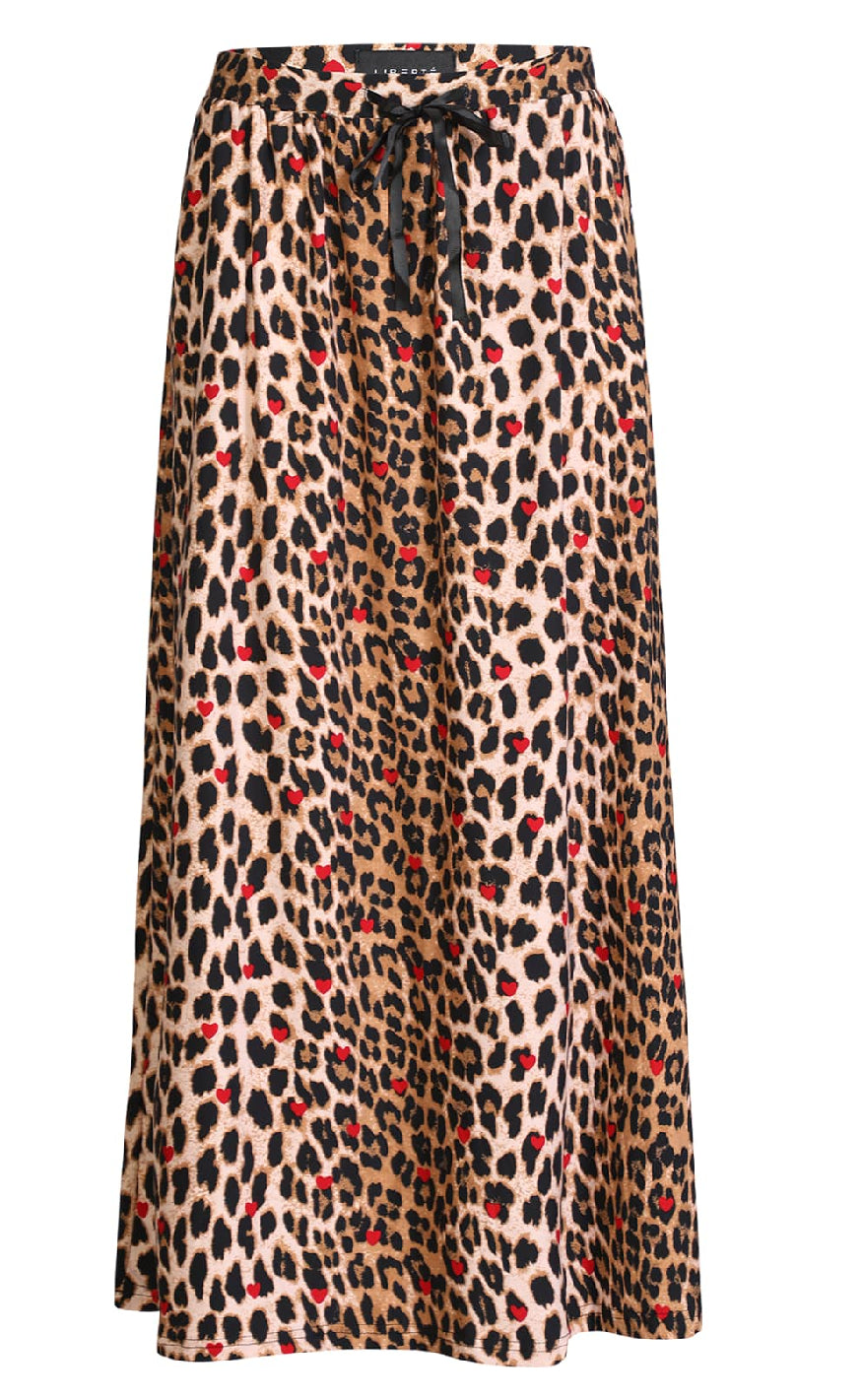 Liberte Nederdel - Alma Loose - Lux Leo/Red Heart