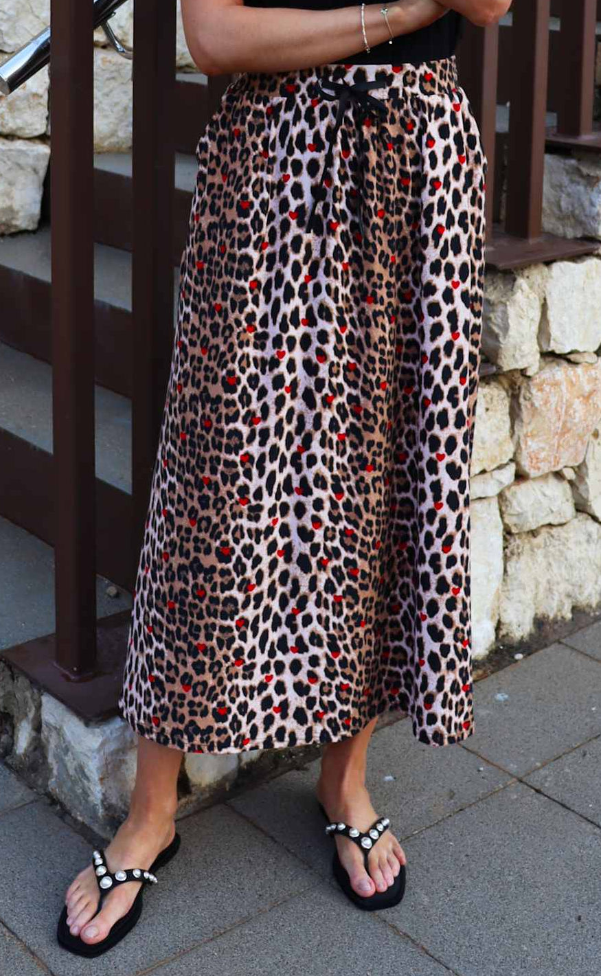 Liberte Nederdel - Alma Loose - Lux Leo/Red Heart