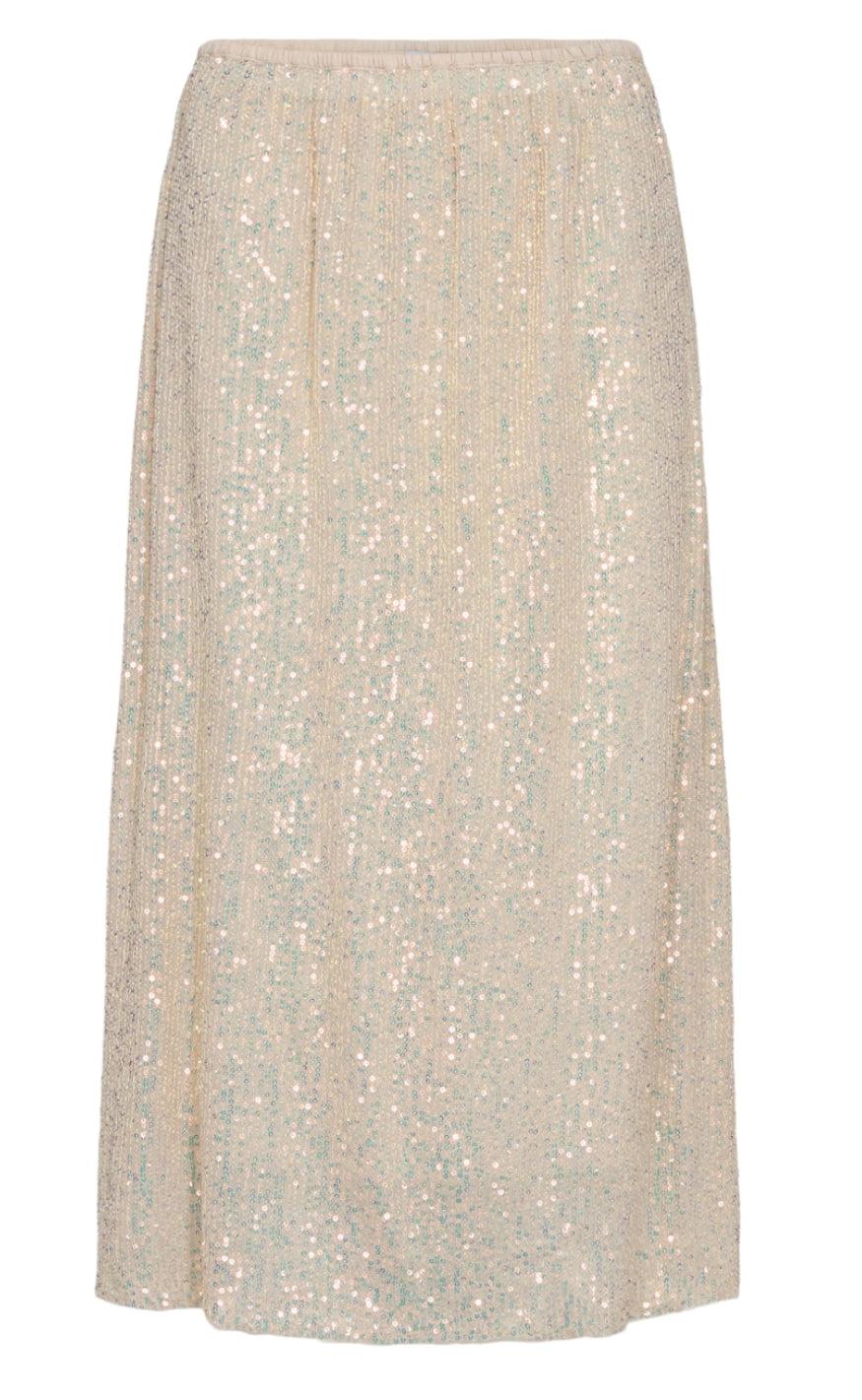 Liberte Nederdel - Paige - Creme Sequins
