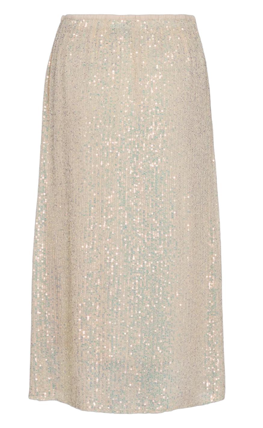 Liberte Nederdel - Paige - Creme Sequins