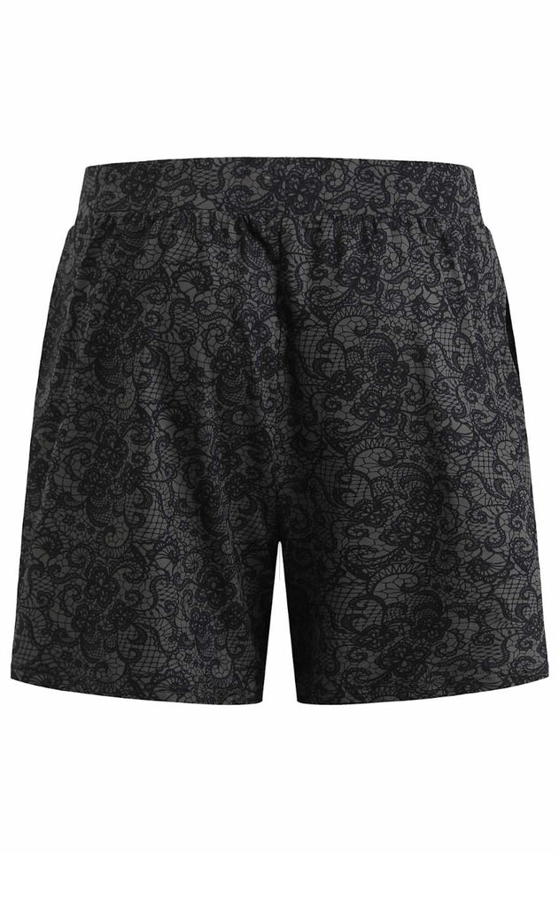 Liberte Shorts - Alma Long Strap - Black Lace